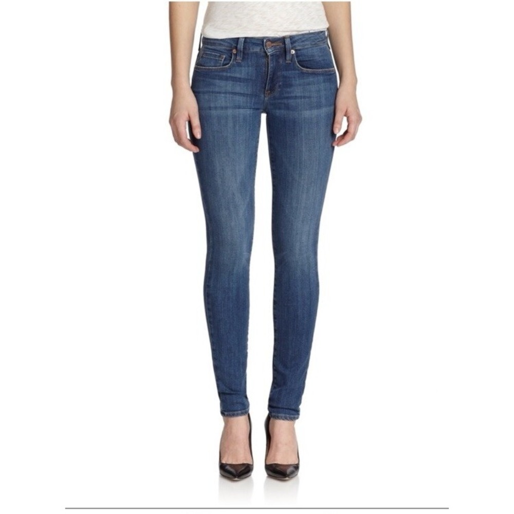 Genetic Denim Womens The Lost Boy Slim Straight Leg Blue Size 27